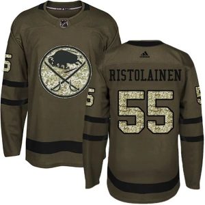 Herren Buffalo Sabres Eishockey Trikot Rasmus Ristolainen 55 Camo Grün Authentic